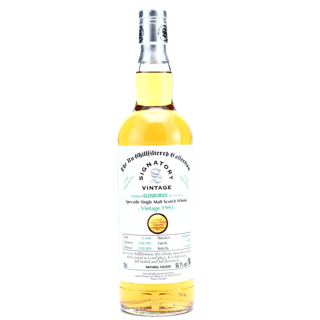 Glenburgie 1995 Signatory Vintage 22 Year Old / Feinkost Reifferscheid
