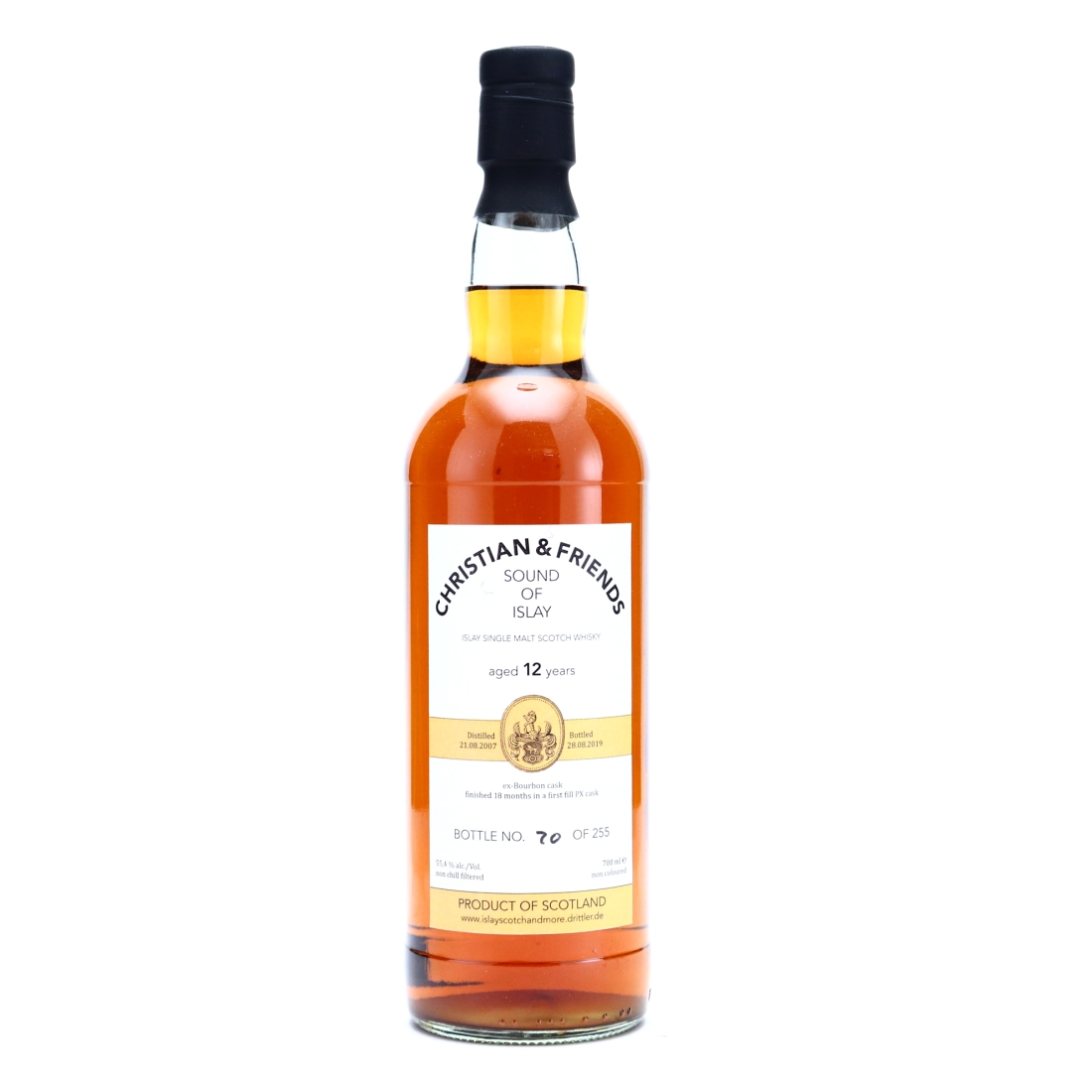 Islay Single Malt 2007 Christian and Friends 12 Year Old
