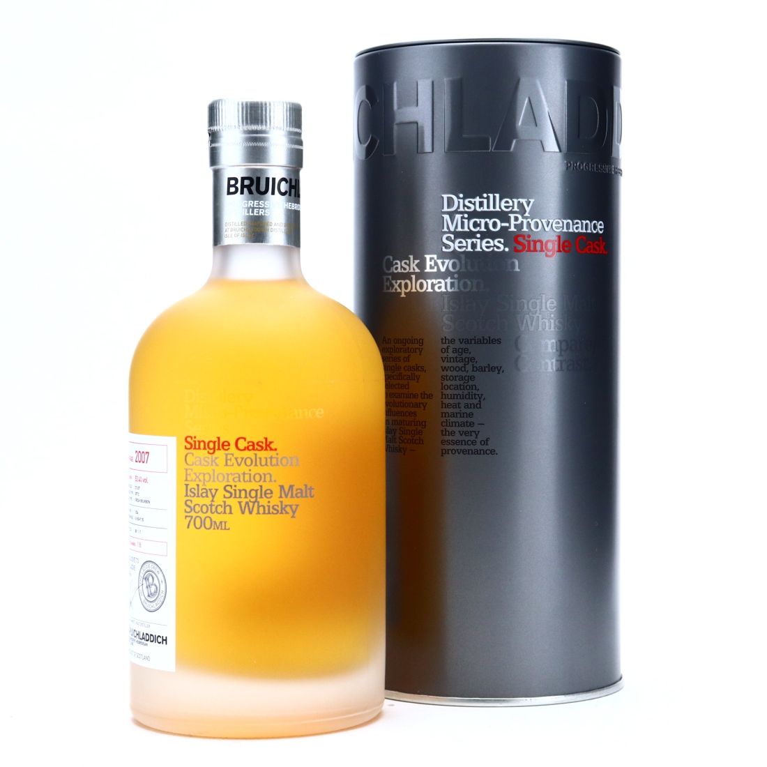 Bruichladdich 2007 Micro Provenance Single Cask 10 Year Old #1254 / UK Laddie Crew