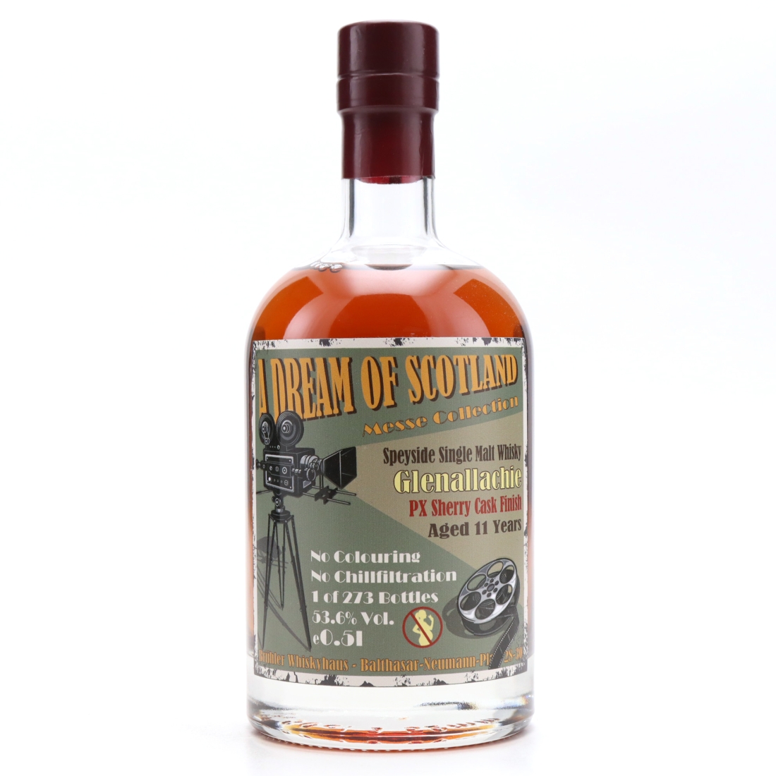 Glenallachie 11 Year Old A Dream of Scotland 50cl / Messe Collection