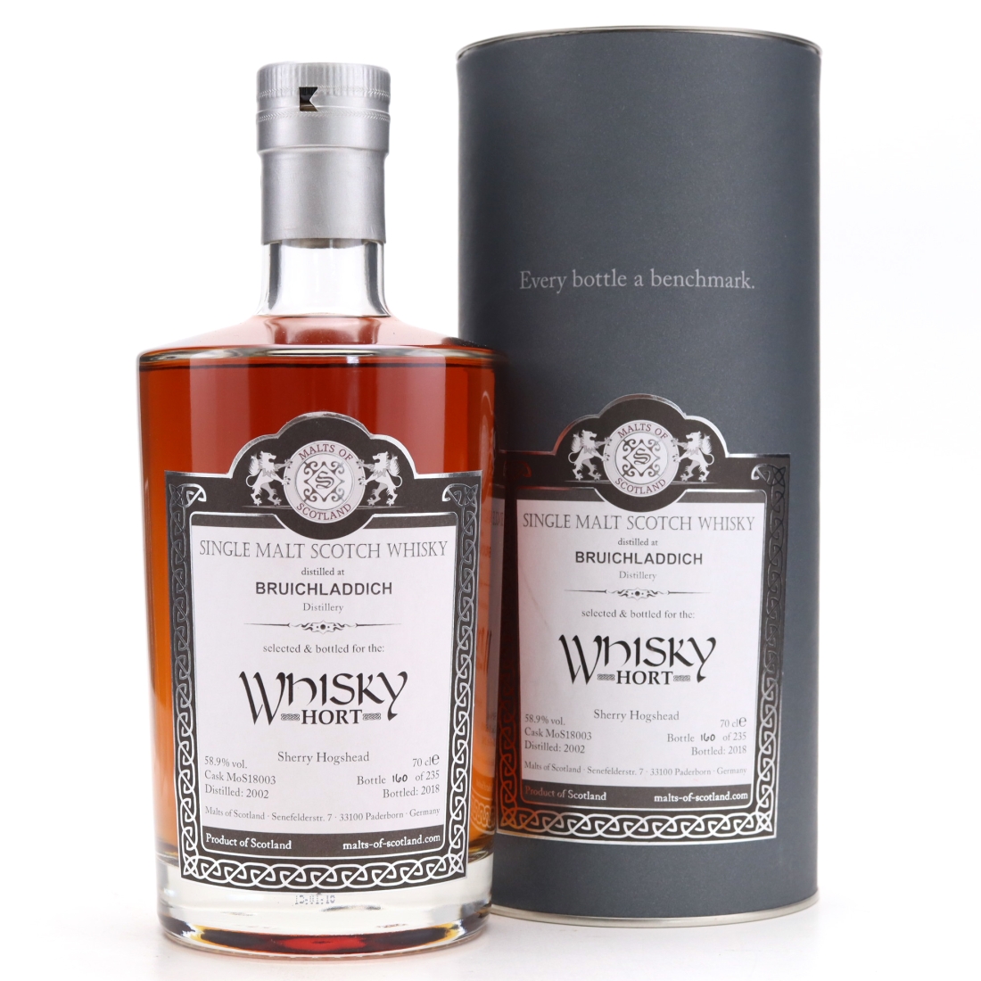 Bruichladdich 2002 Malts of Scotland Sherry Hogshead / Whisky Hort