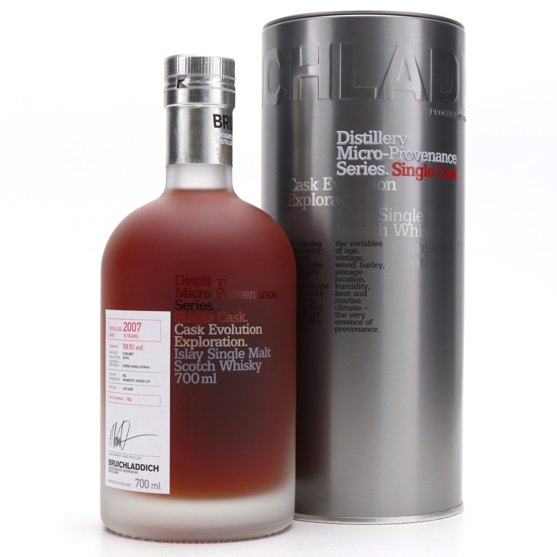 Bruichladdich 2007 Micro Provenance Single Cask 12 Year Old #924