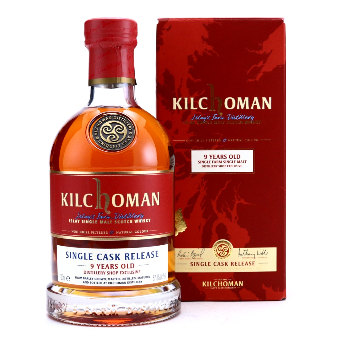 Kilchoman 2010 100% Islay Single Sherry Cask 9 Year Old #278 / Distillery Shop