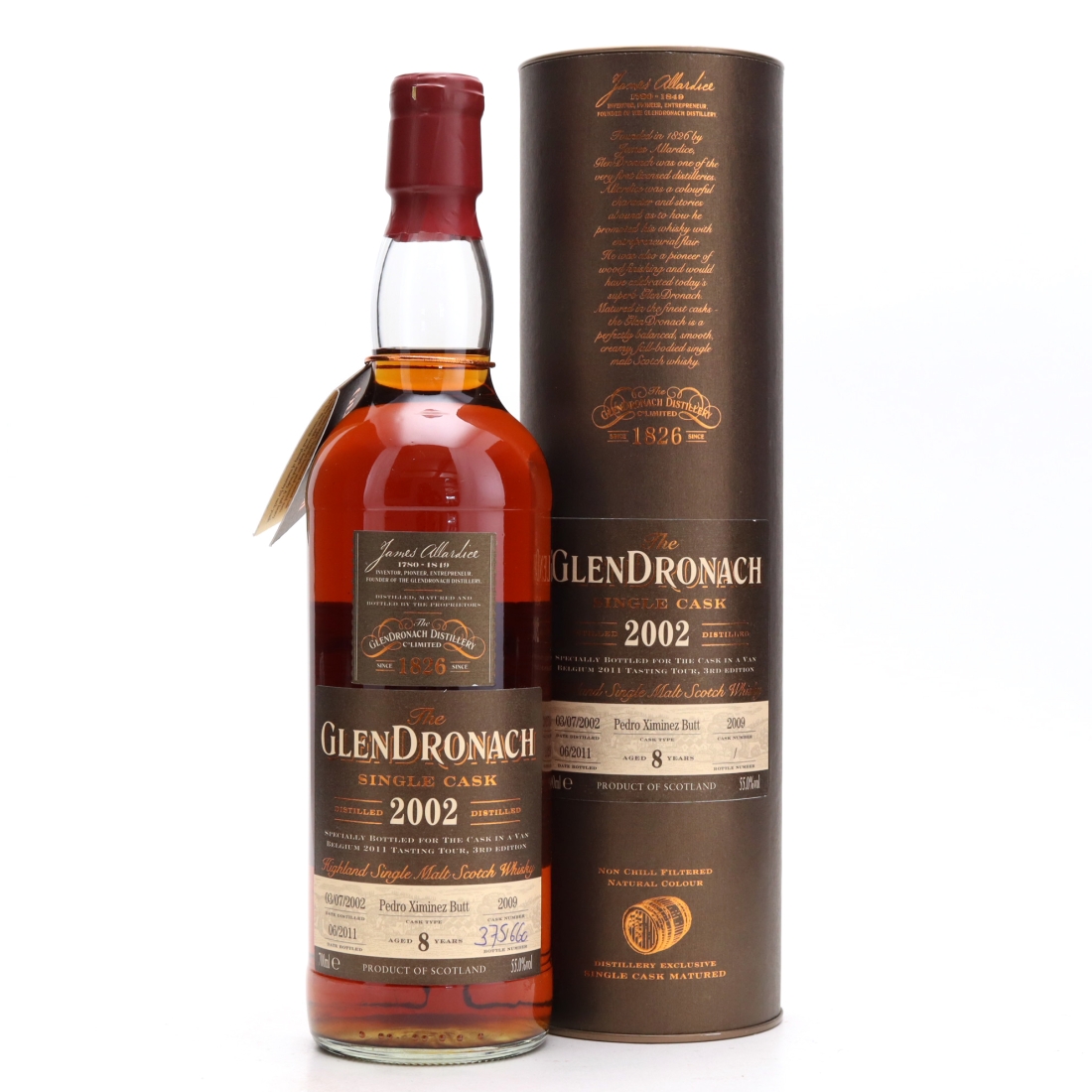Glendronach 2002 Single PX Cask 8 Year Old #2009 / Cask in a Van