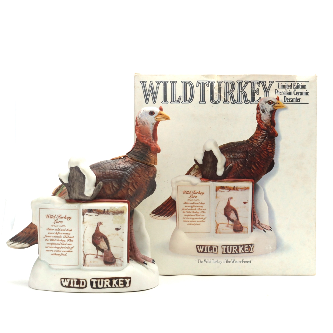 Wild Turkey 8 Year Old 101 Proof Lore Series Decanter No.2 1980