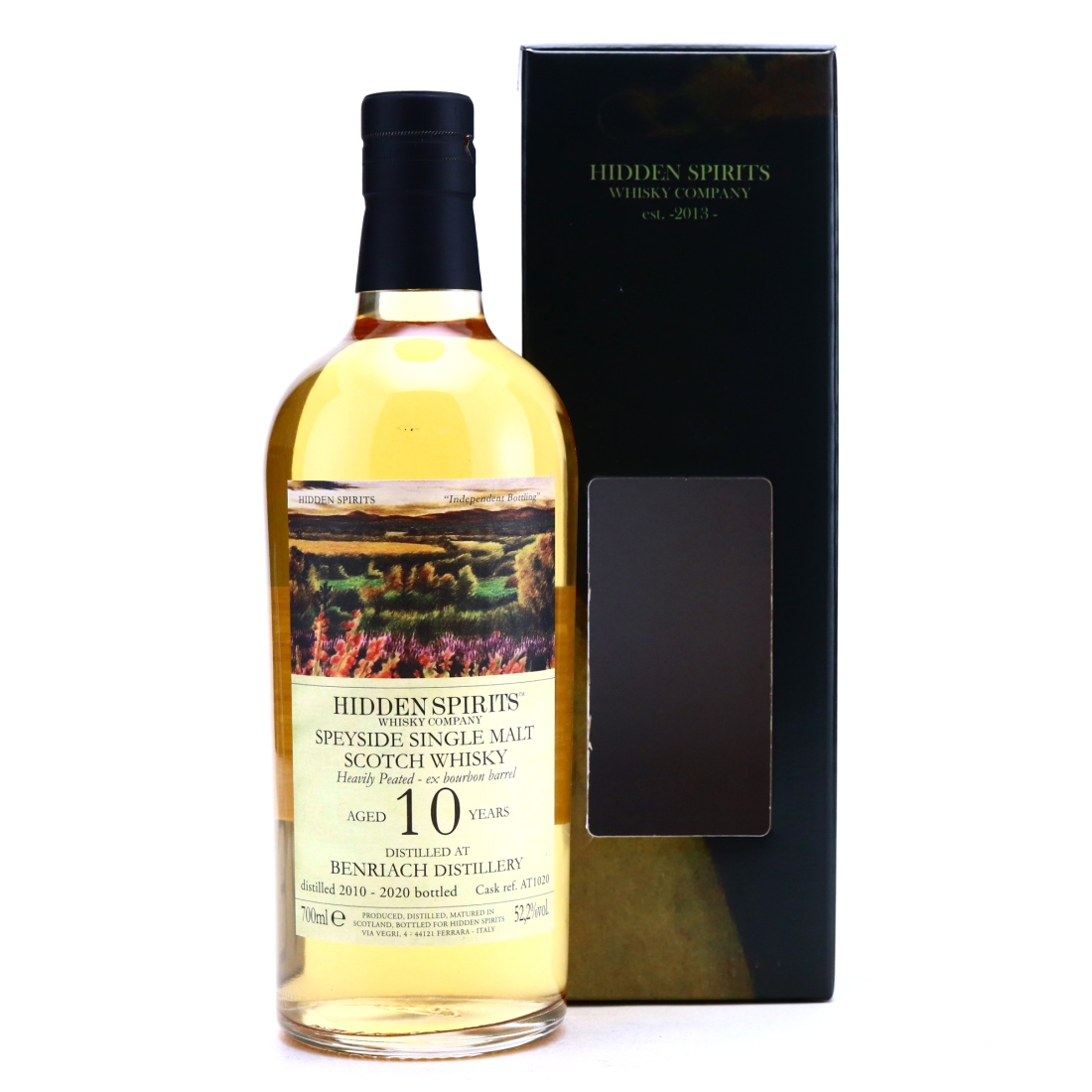 Benriach 2010 Hidden Spirits 10 Year Old Heavily Peated