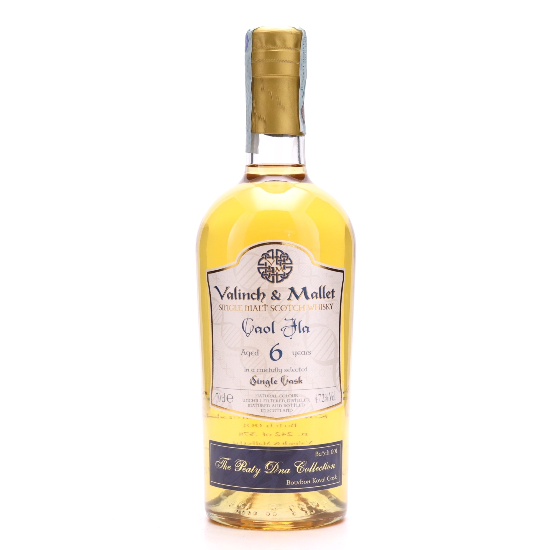 Caol Ila 6 Year Old Valinch and Mallet Peaty DNA Collection Batch #1 / Koval Bourbon
