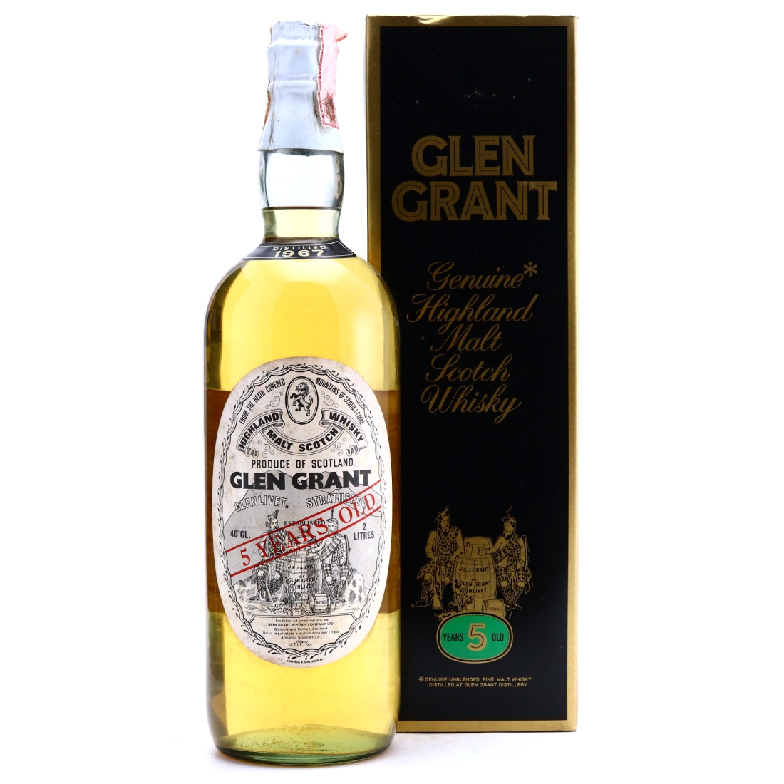 Glen Grant 1967 5 Year Old 2 Litre / Giovinetti Import