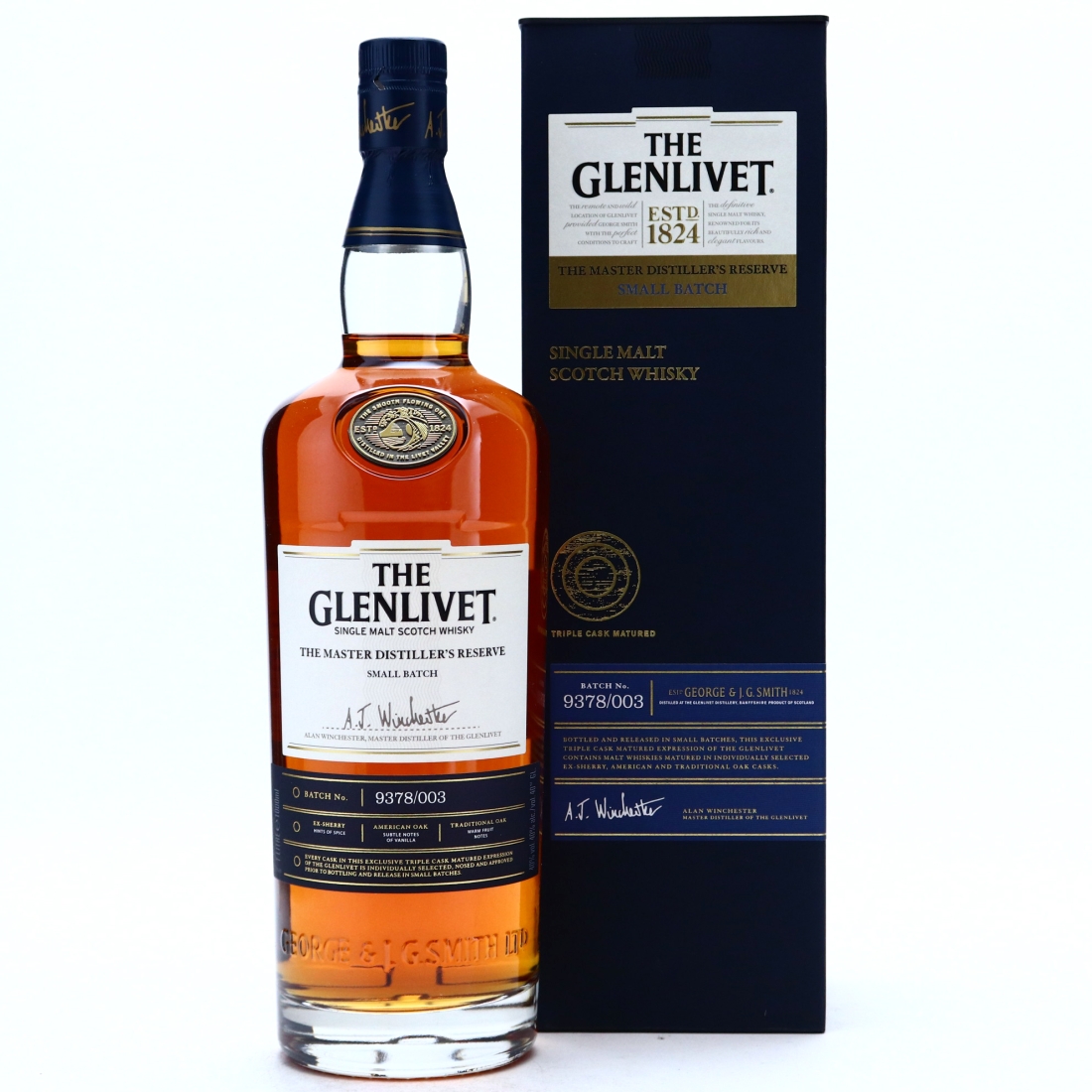 Glenlivet The Master Distillers' Reserve Small Batch #9378/003 1 Litre