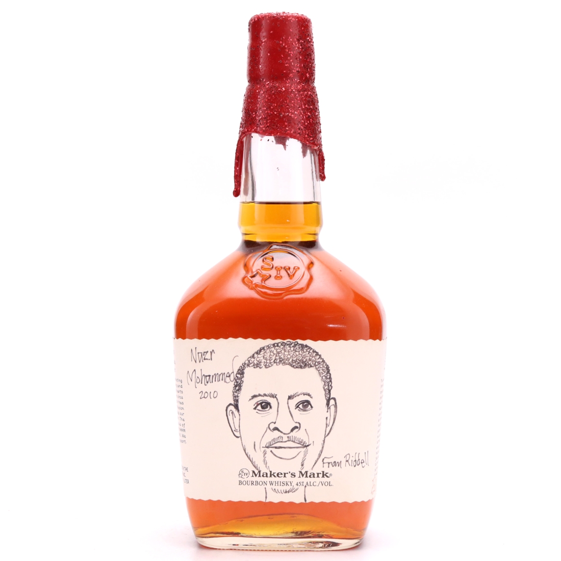 Maker's Mark Kentucky Straight Bourbon 1 Litre / New Hope Haiti Nazr Mohammed