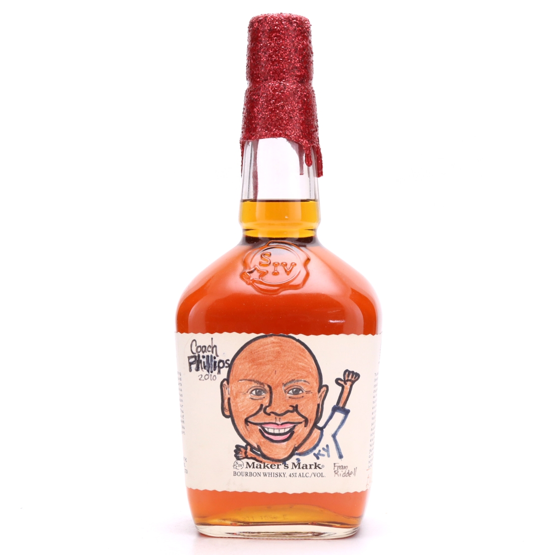 Maker's Mark Kentucky Straight Bourbon 1 Litre / New Hope Haiti Coach Phillips