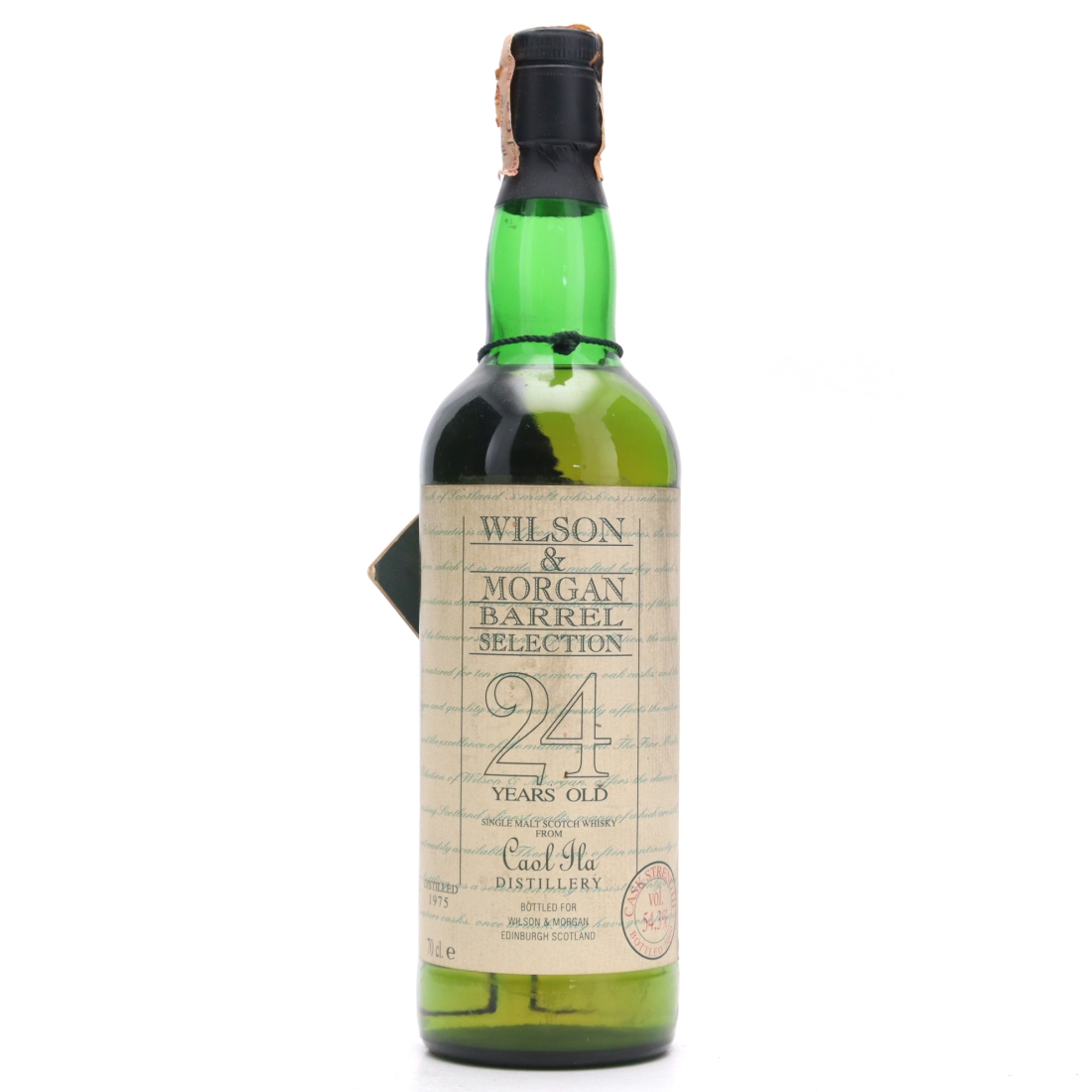 Caol Ila 1975 Wilson and Morgan 24 Year Old Cask Strength