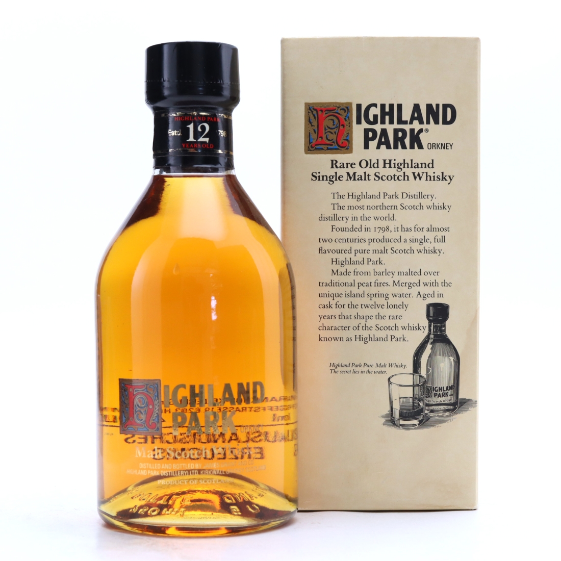 Highland Park 12 Year Old early 1980s / German Import