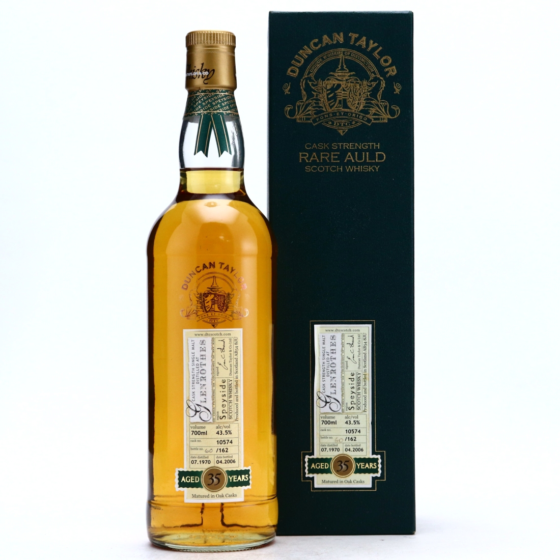 Glenrothes 1970 Duncan Taylor 35 Year Old