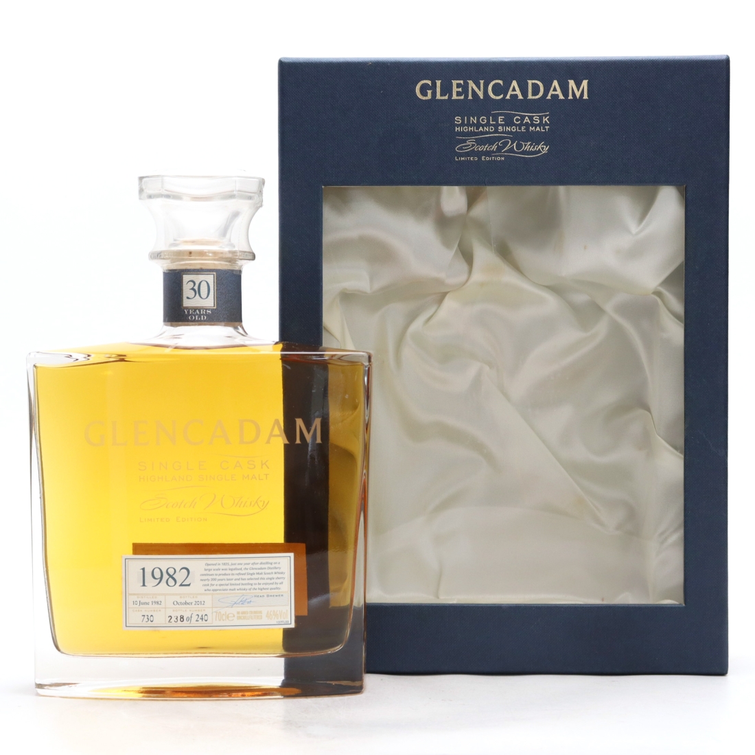 Glencadam 1982 Single Cask 30 Year Old #730