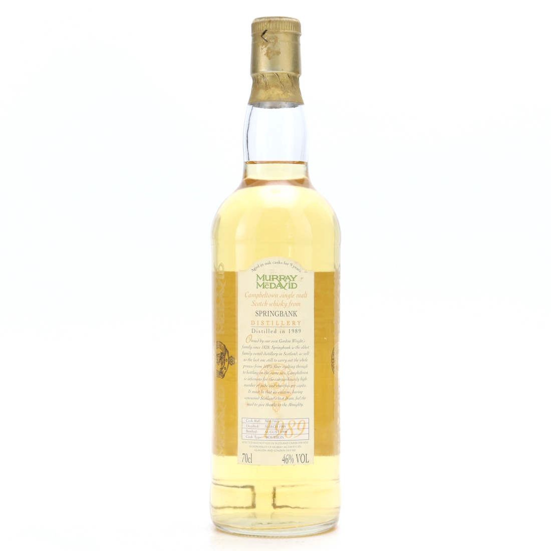 Springbank 1989 Murray McDavid 9 Year Old