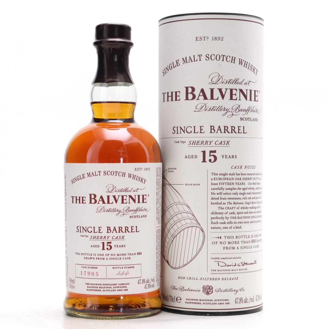 Balvenie 15 Year Old Sherry Cask Single Barrel #17905