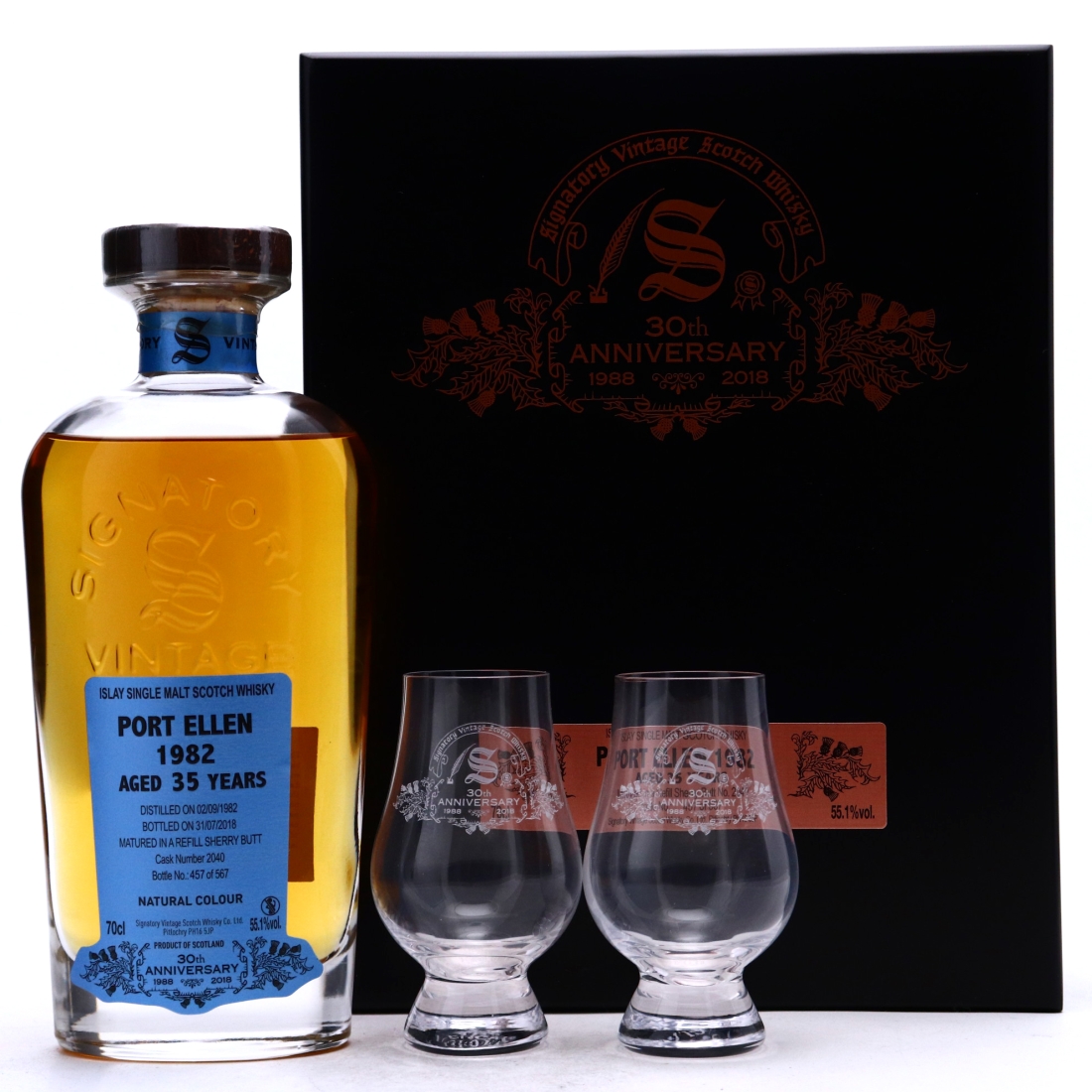 Port Ellen 1982 Signatory Vintage 35 Year Old / 30th Anniversary