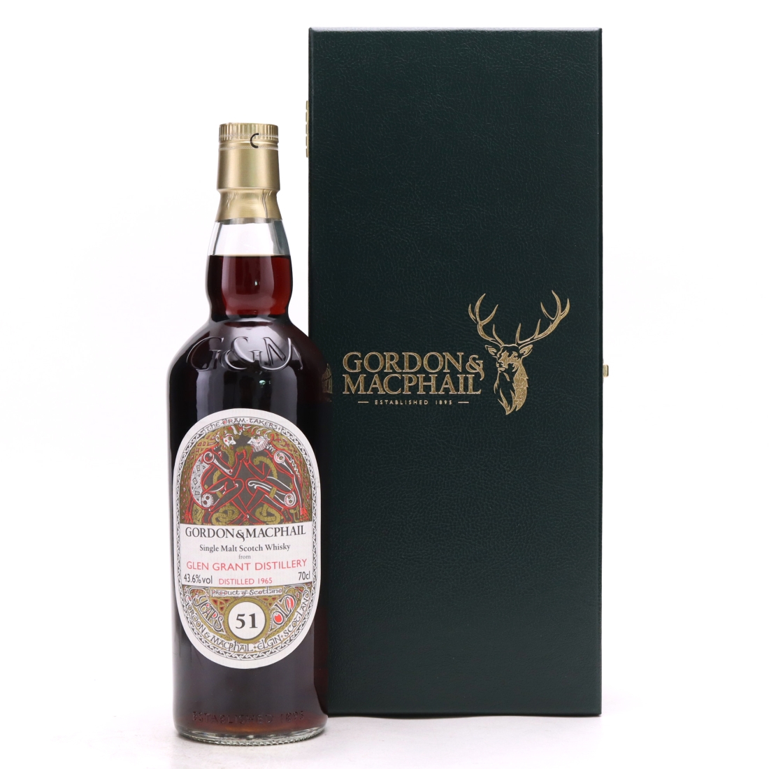 Glen Grant 1965 Gordon and MacPhail 51 Year Old 'Book of Kells' / LMDW