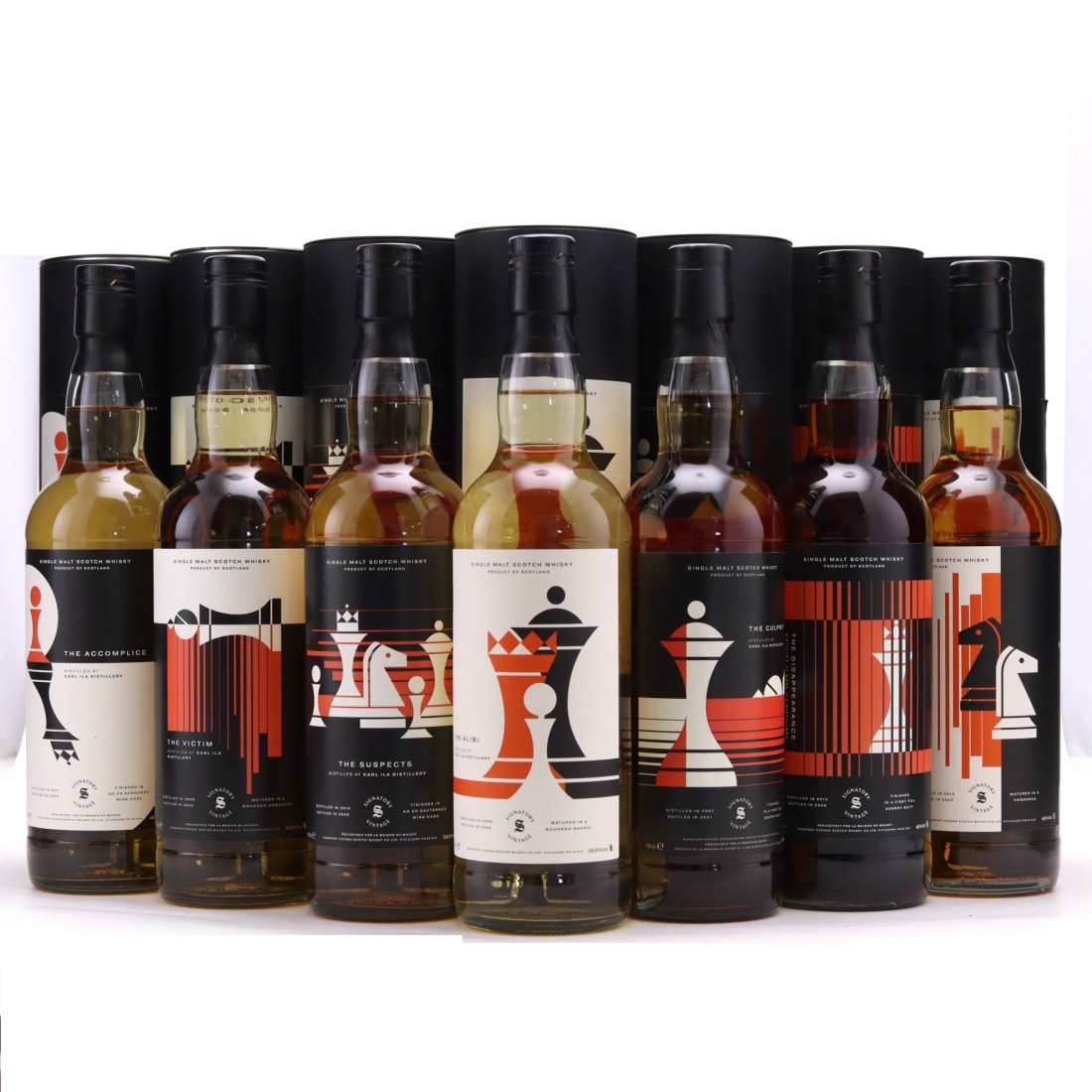 Caol Ila Signatory Vintage Chess Investigation 7 x 70cl