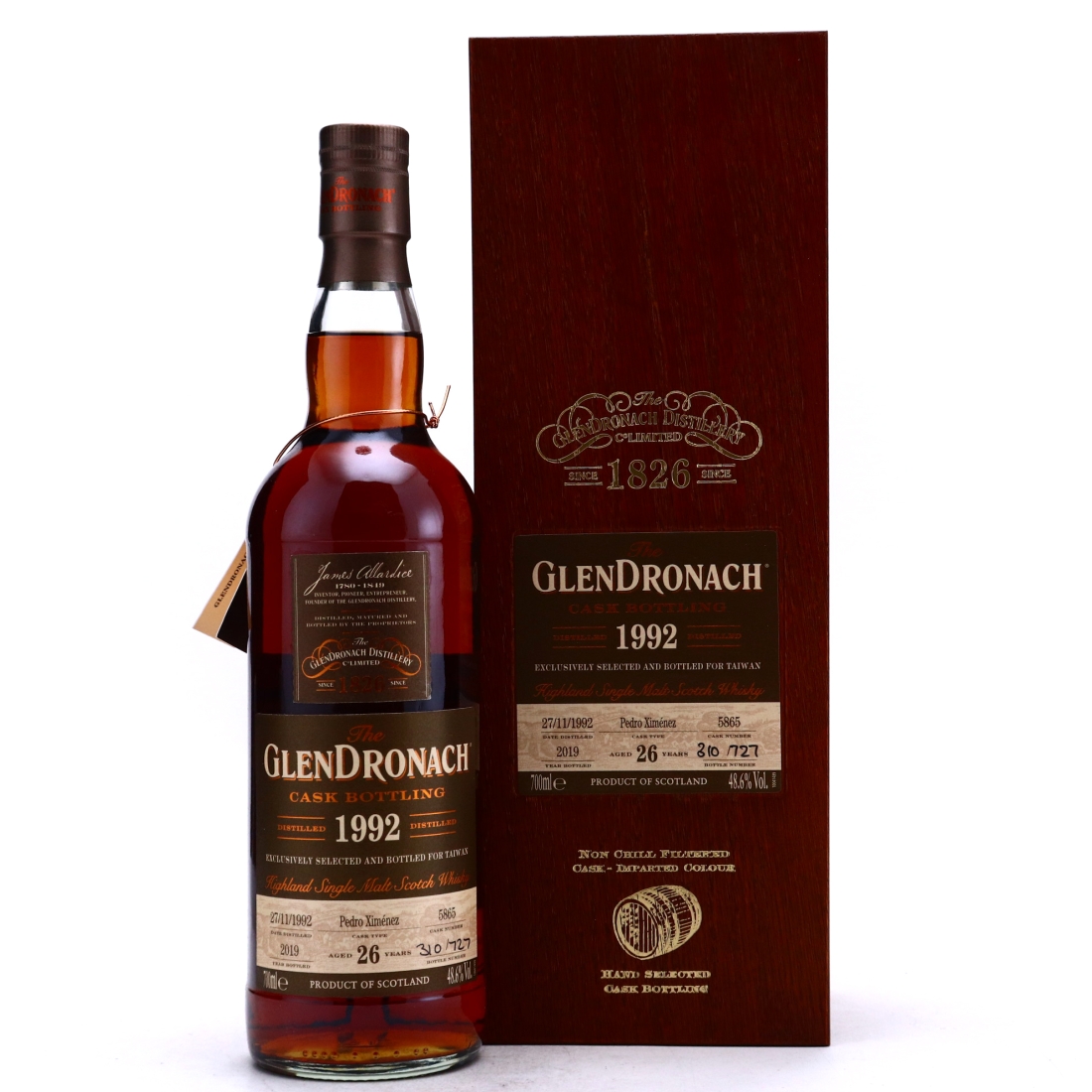 Glendronach 1992 Single PX Cask 26 Year Old #5865 / Taiwan