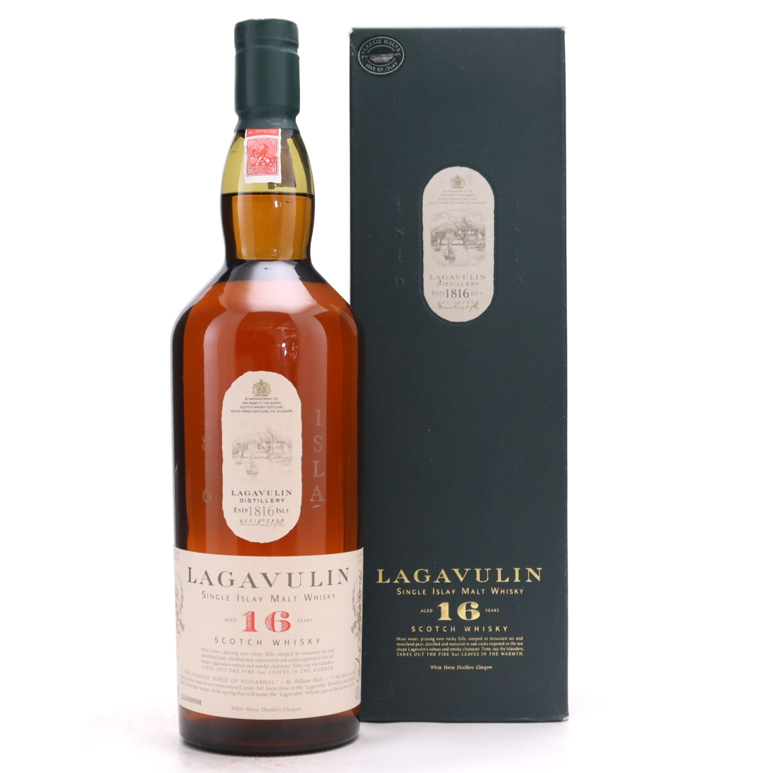 Lagavulin 16 Year Old White Horse 1980s