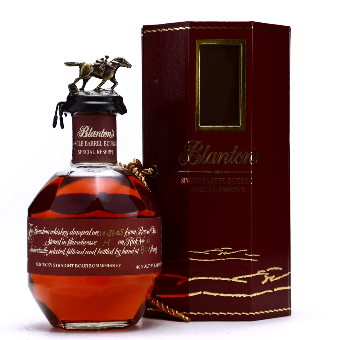 Blanton's Single Barrel Special Reserve dumped 2005 50cl