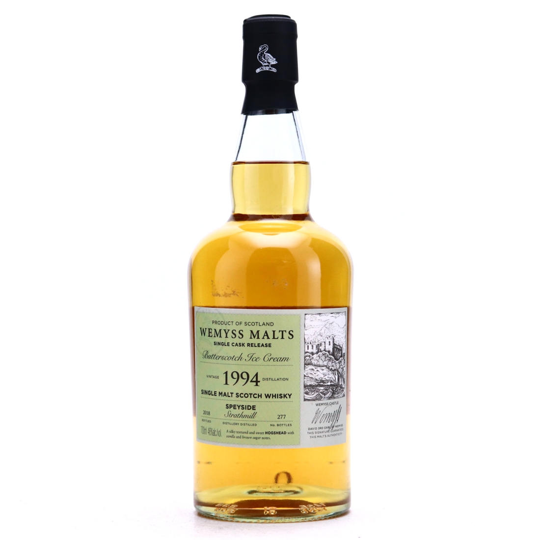 Strathmill 1994 Wemyss Malts / Butterscotch Ice Cream