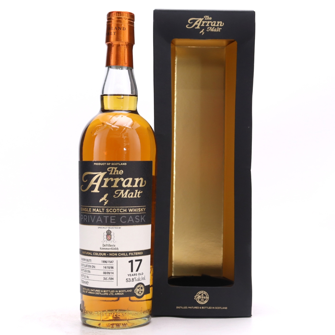 Arran 1996 Single Sherry Cask 17 Year Old #1547 / Kammer Kirsch