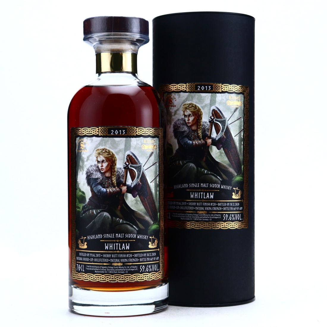 Whitlaw 2014 Signatory Vintage Vikings / Kirsch Whisky