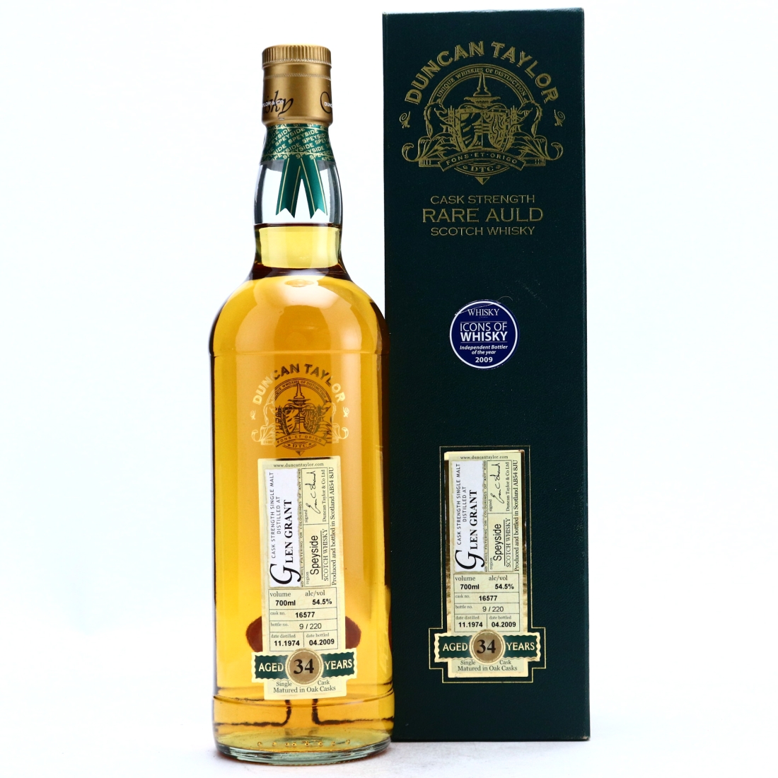 Glen Grant 1974 Duncan Taylor 34 Year Old