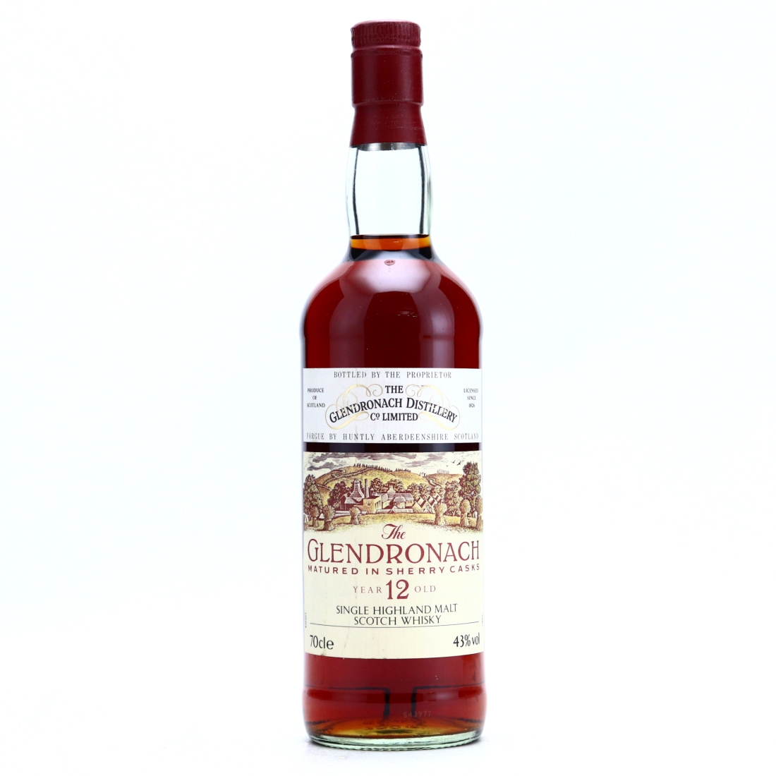 Glendronach 12 Year Old Sherry Casks 1980s / Borco-Marken Import