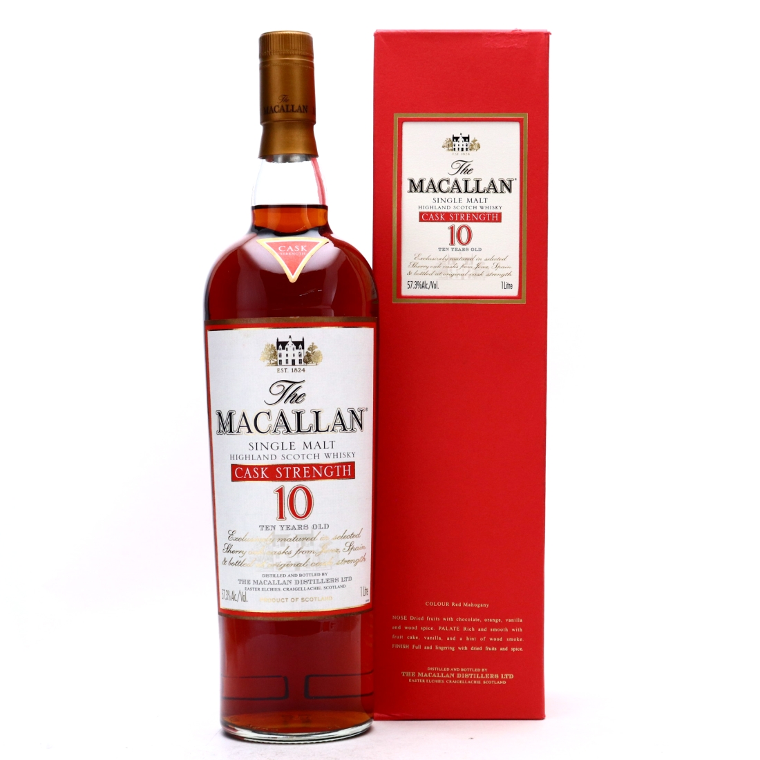 Macallan 10 Year Old Cask Strength 1 Litre mid-2000s / 57.3%