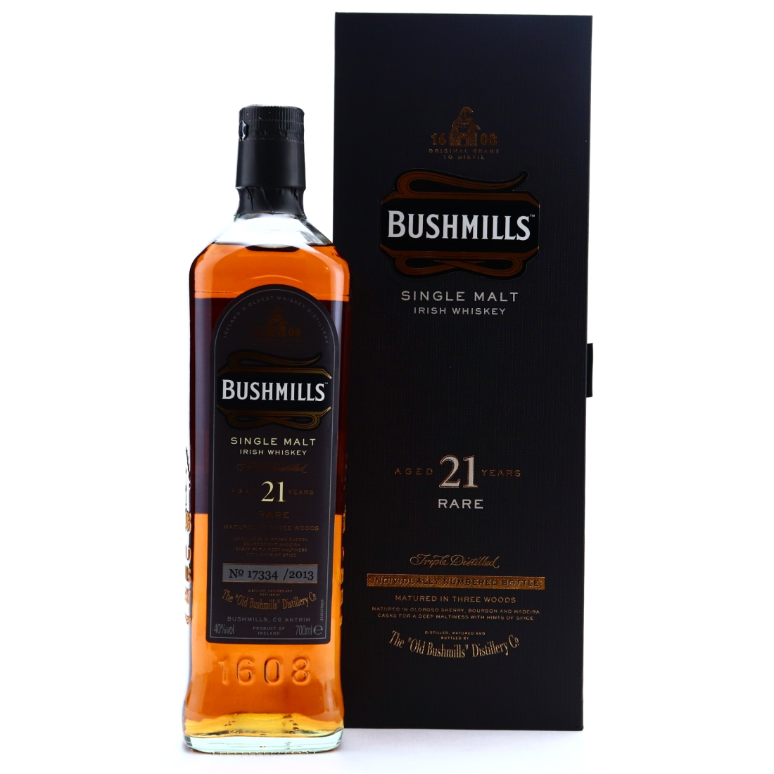 Bushmills 21 Year Old Three Woods 2013