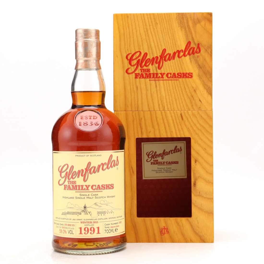Glenfarclas 1991 Family Cask #162 / Winter 2015