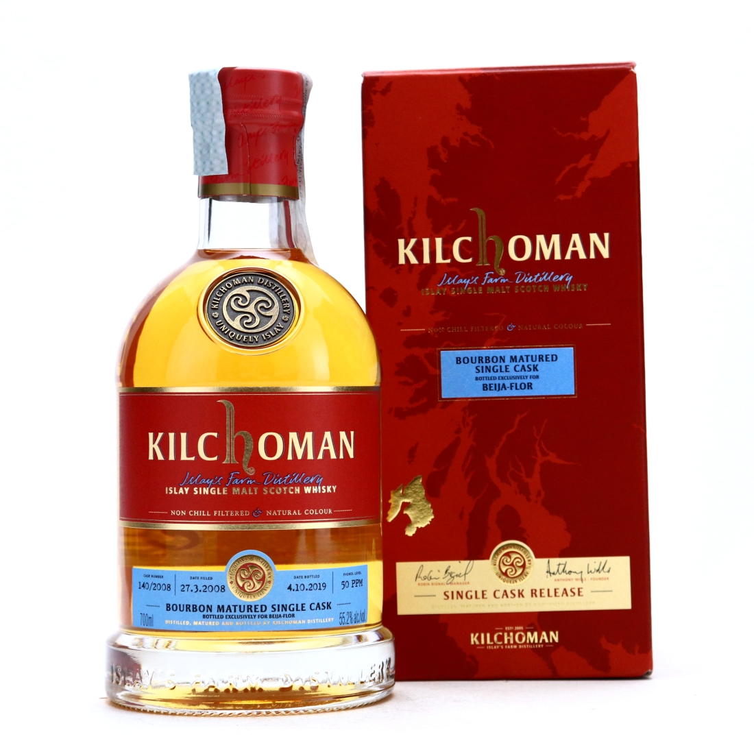 Kilchoman 2008 Single Bourbon Cask #140 / Beija-Flor