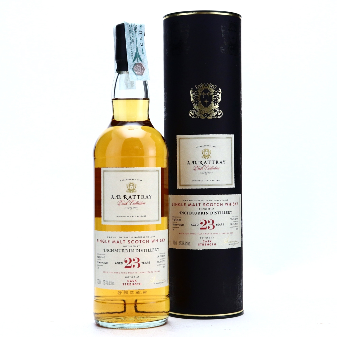 Inchmurrin 1996 A.D. Rattray 23 Year Old