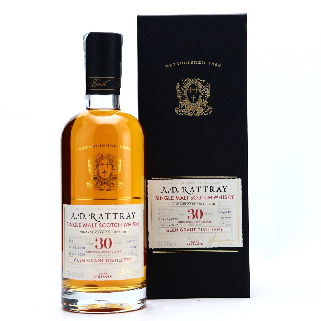 Glen Grant 1988 A.D. Rattray 30 Year Old