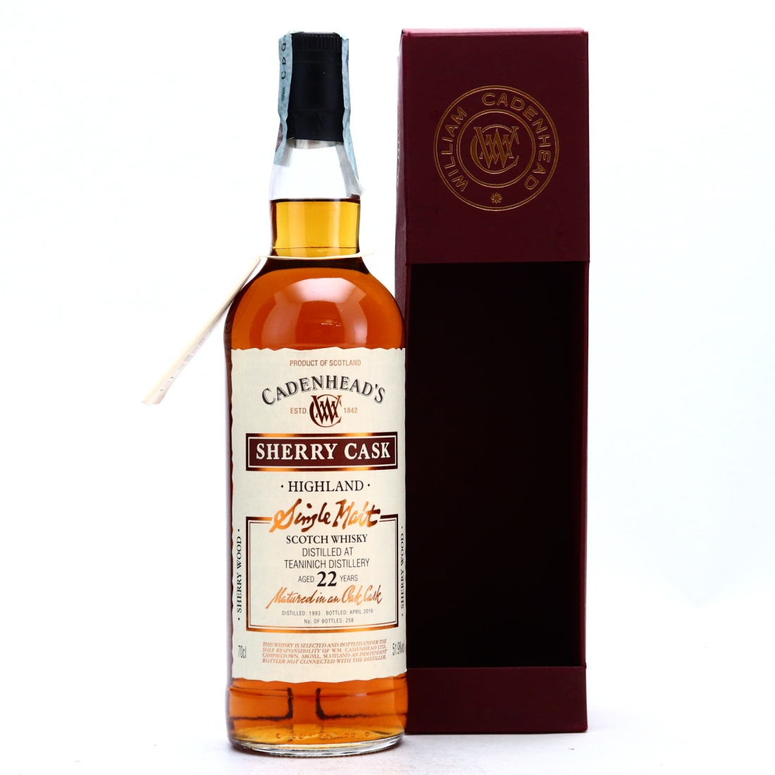 Teaninich 1993 Cadenhead's 22 Year Old Sherry Cask