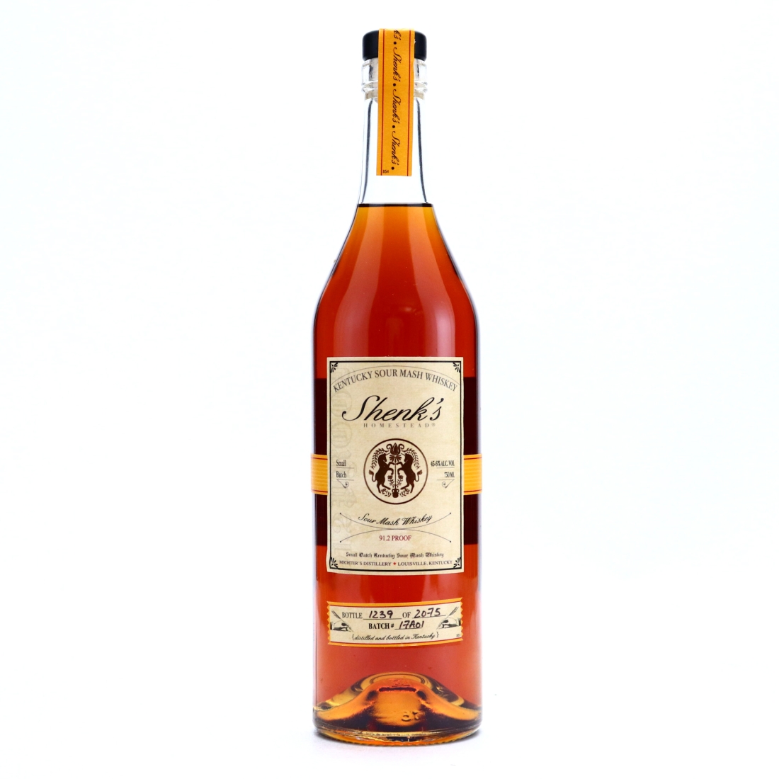 Shenk's Homestead Kentucky Sour Mash Whiskey 2017