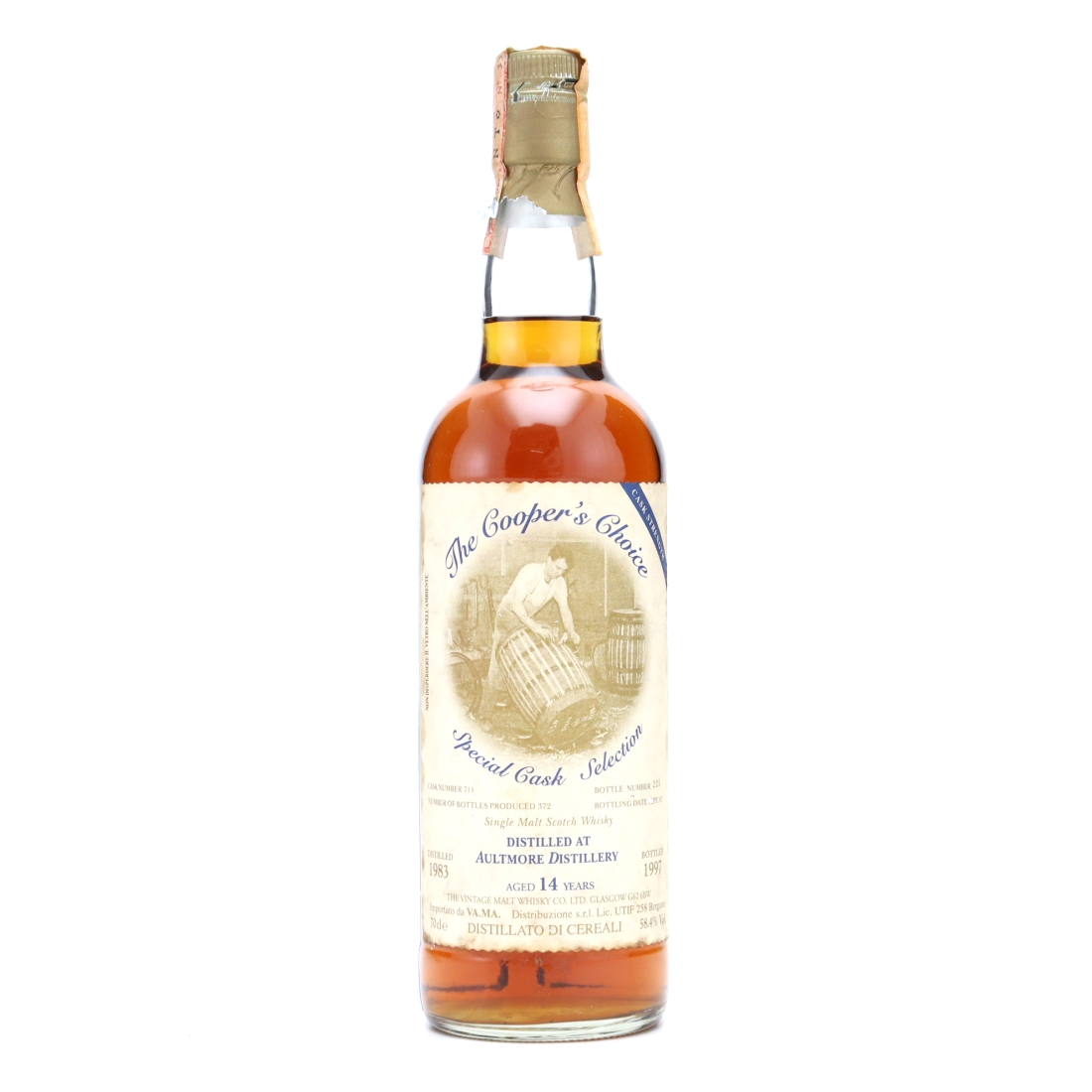 Aultmore 1983 Cooper's Choice 14 Year Old Cask Strength