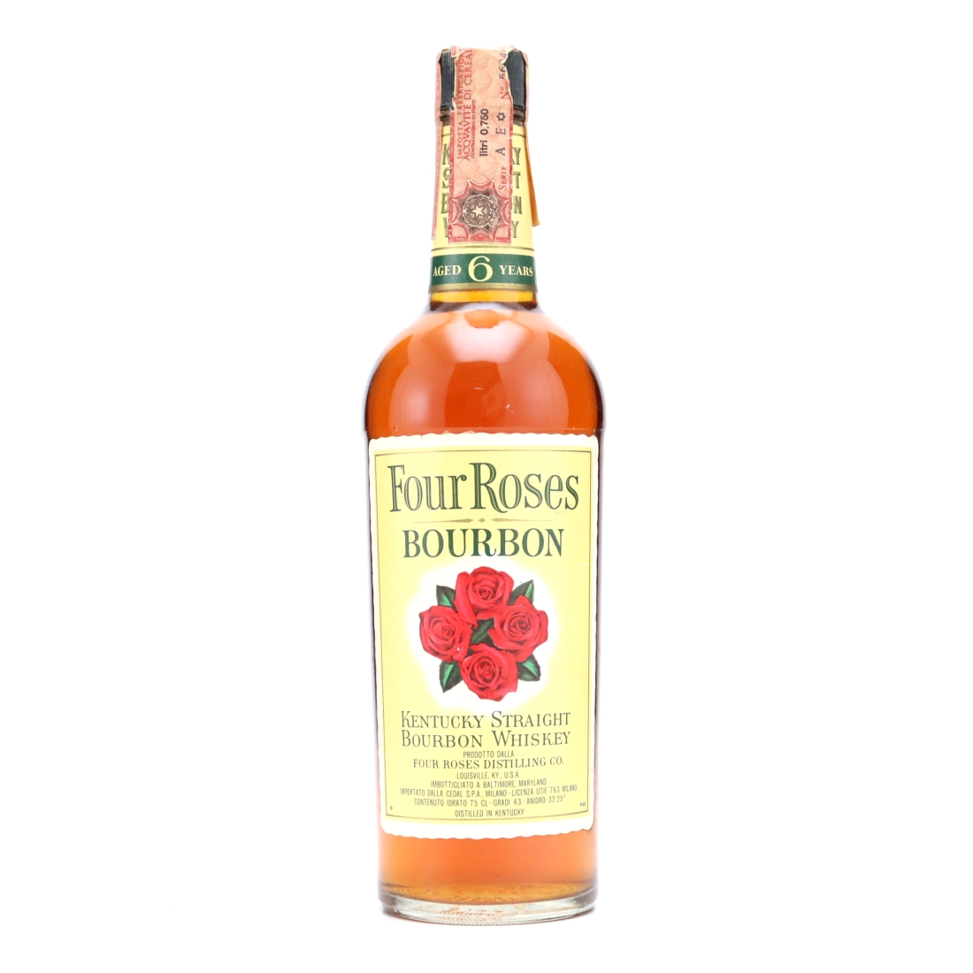 Four Roses 6 Year Old Kentucky Straight Bourbon 1978