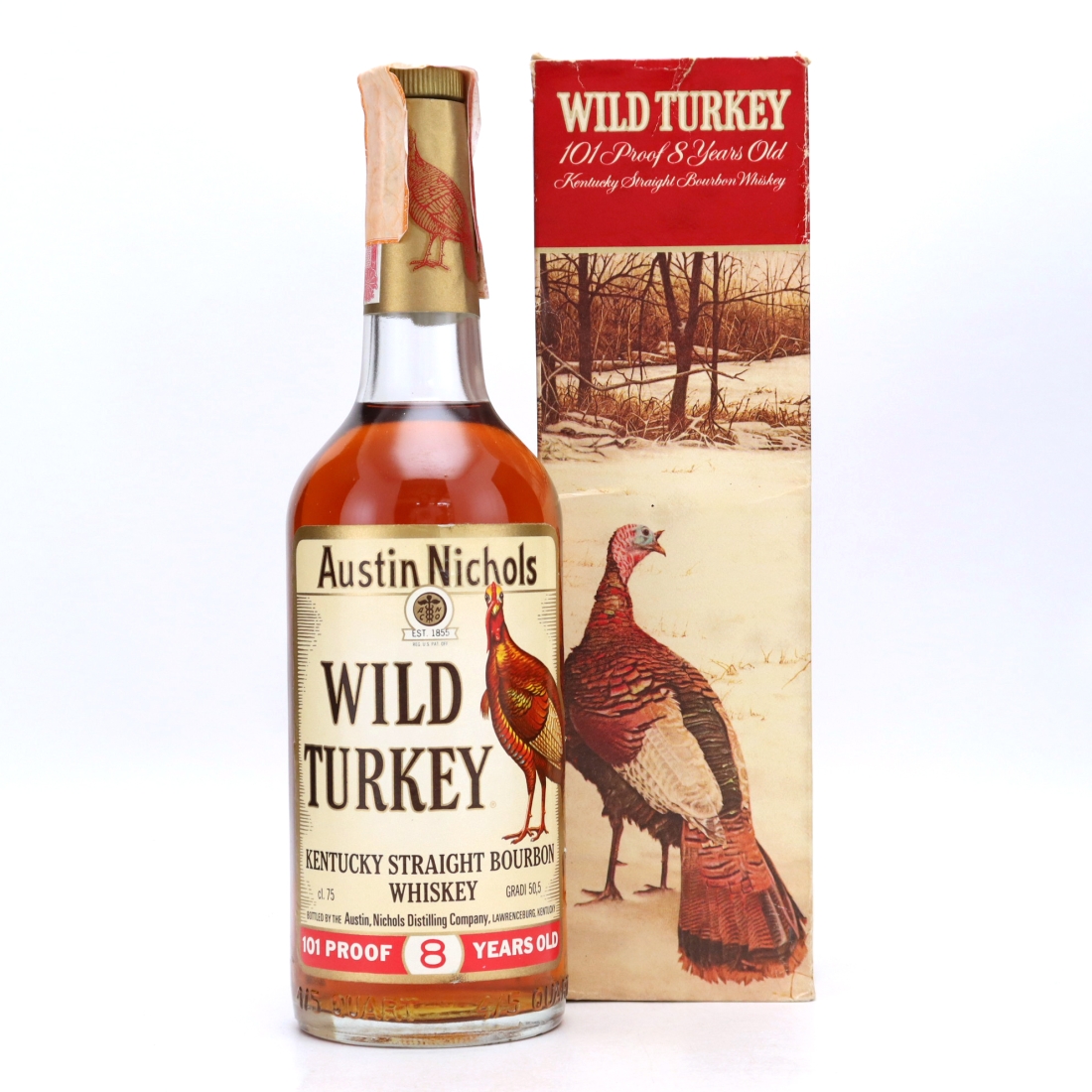 Wild Turkey 8 Year Old 101 Proof 1970