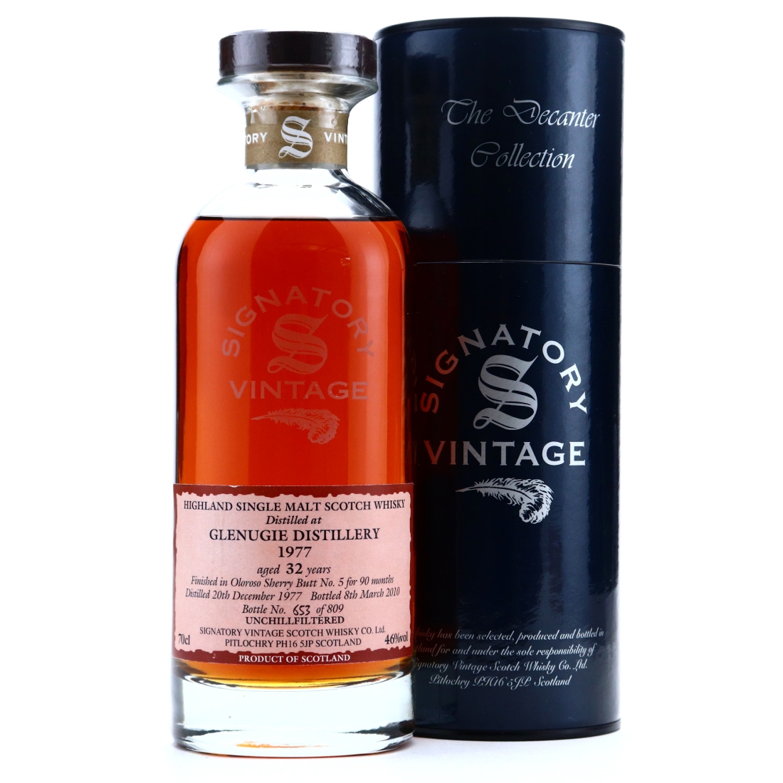 Glenugie 1977 Signatory Vintage 32 Year Old Decanter