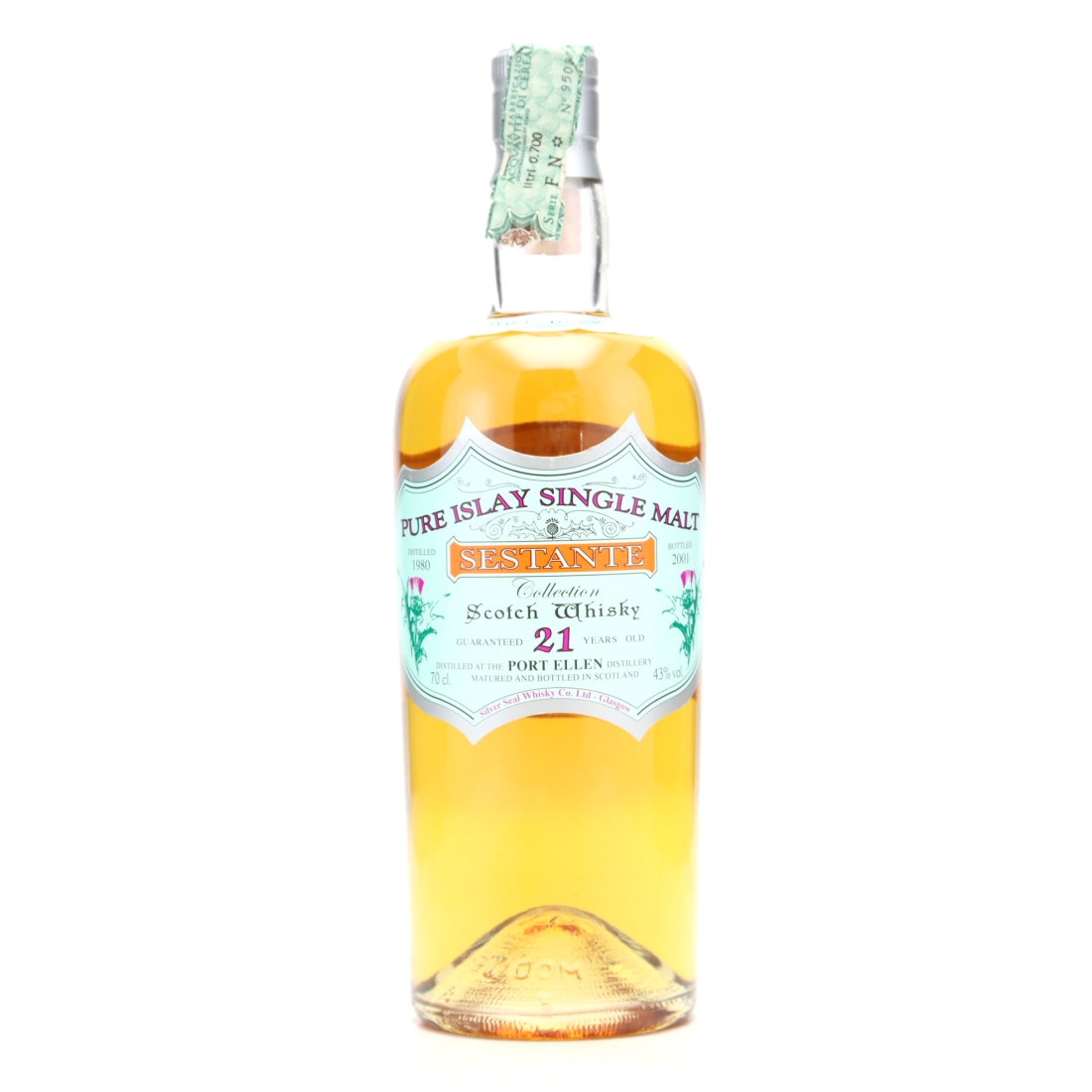 Port Ellen 1980 Silver Seal 21 Year Old / Sestante Collection