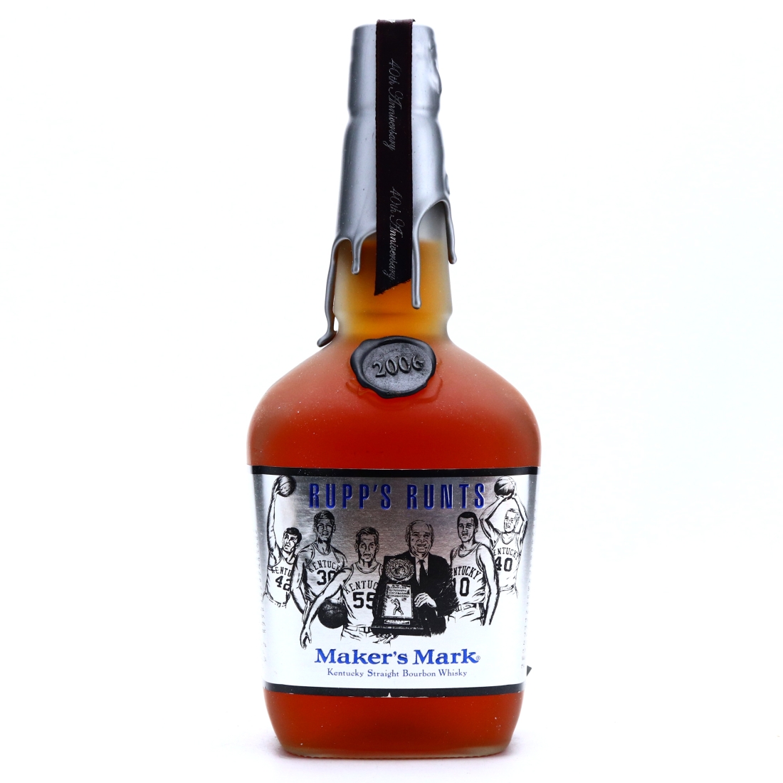 Maker's Mark Kentucky Straight Bourbon 1 Litre / Rupp's Runts 40th Anniversary