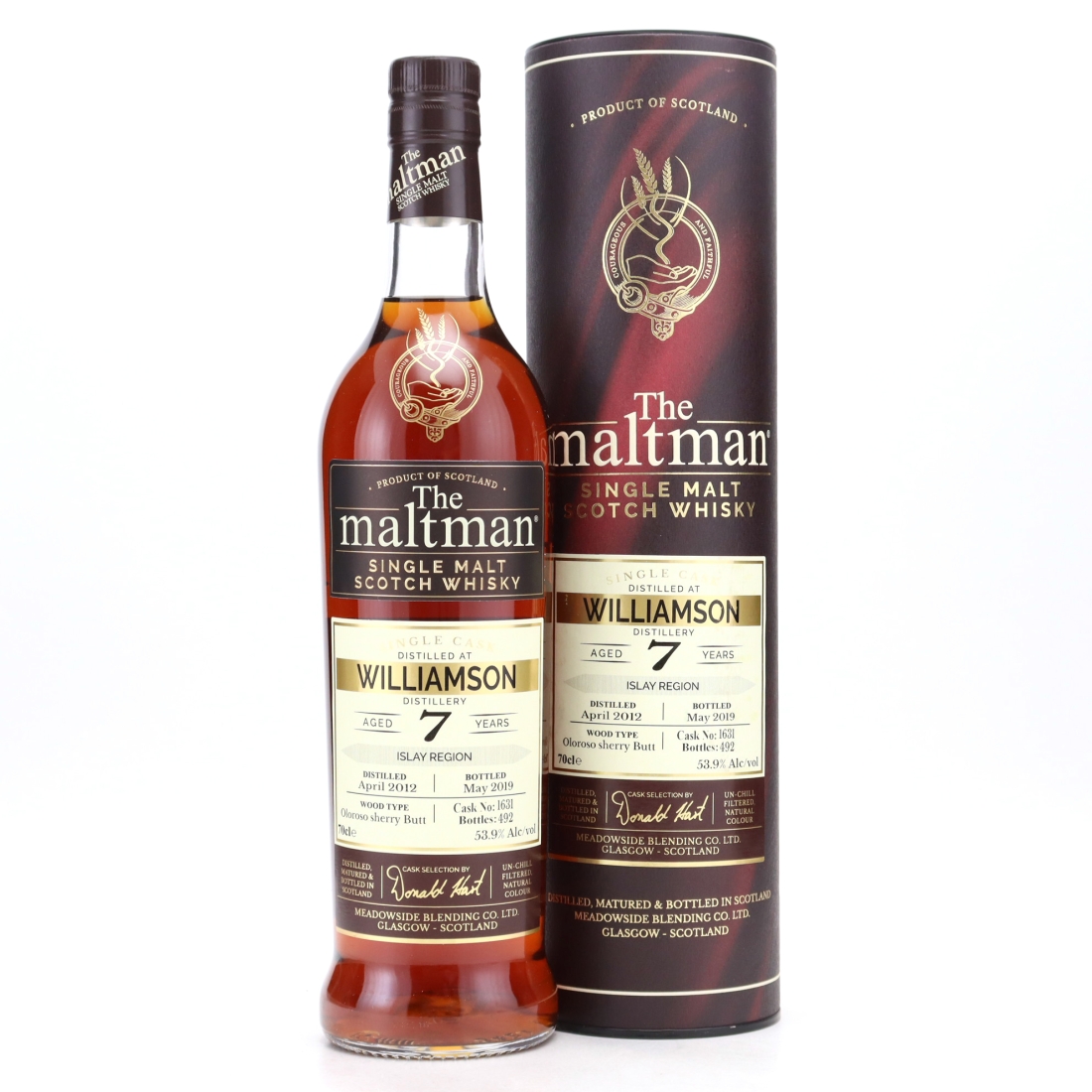 Laphroaig 'Williamson' 2012 Maltman 7 Year Old