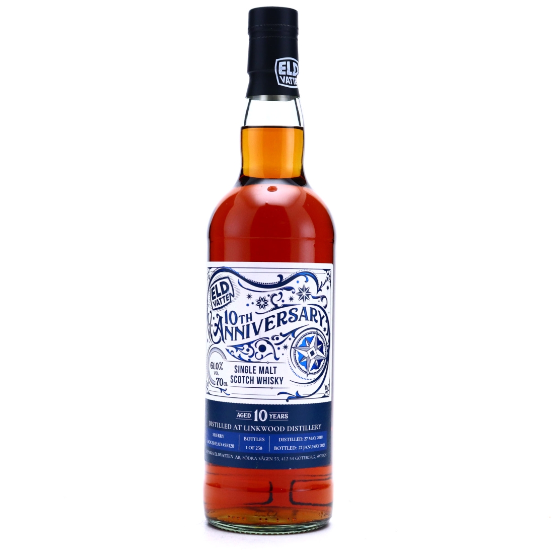 Linkwood 2010 Svenska Eldvatten 11 Year Old / 10th Anniversary