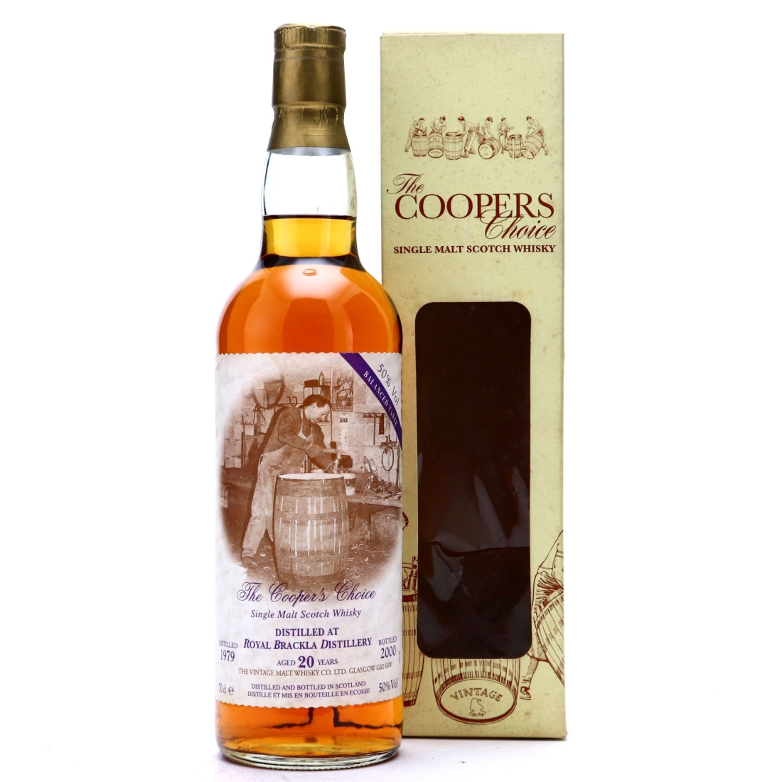 Royal Brackla 1979 Cooper's Choice 20 Year Old
