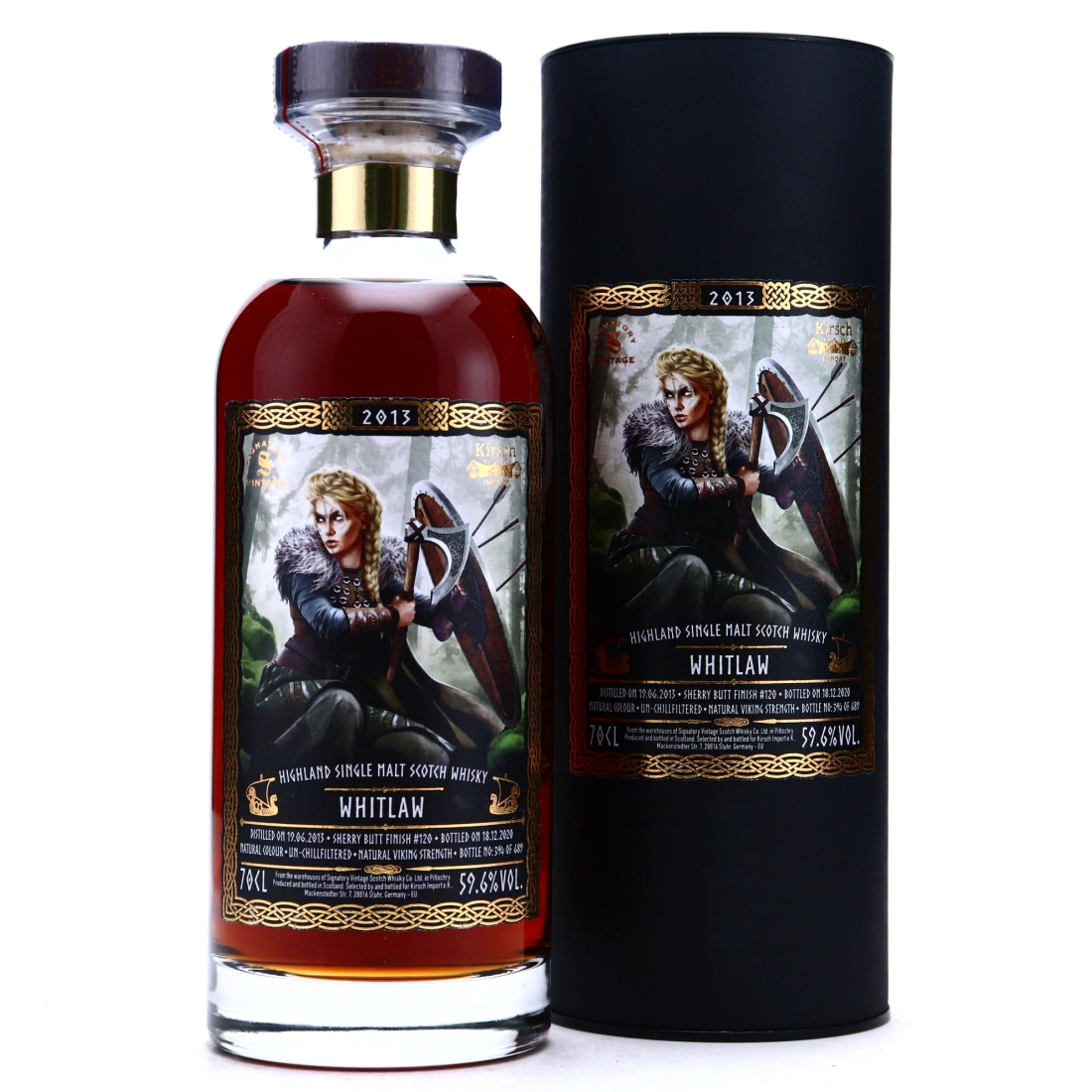 Whitlaw 2013 Signatory Vintage Vikings / Kirsch Whisky